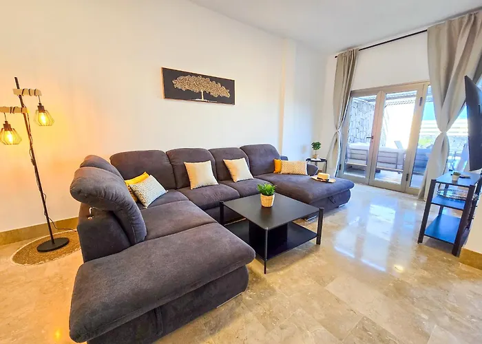 别墅 Pearl Of Amarilla Golf - Luxury 3 Bedroom With Heated Pool & Ocean View 圣米格尔德阿沃纳