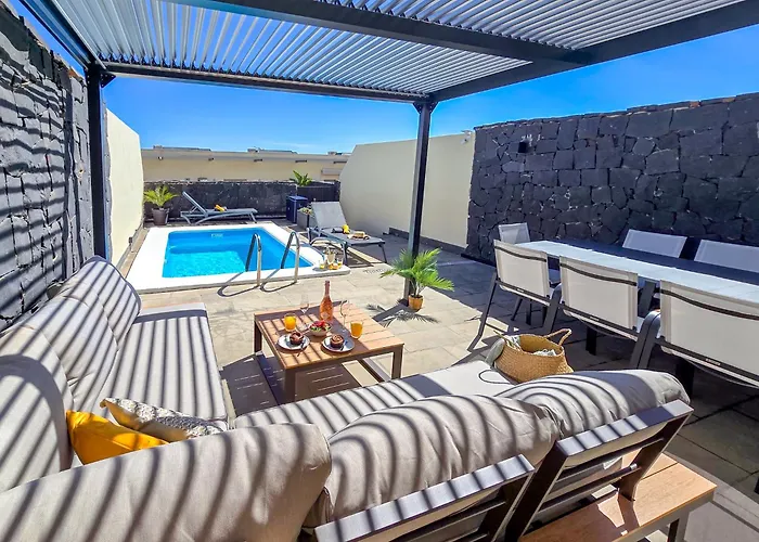 Pearl Of Amarilla Golf - Luxury 3 Bedroom With Heated Pool & Ocean View 别墅 圣米格尔德阿沃纳